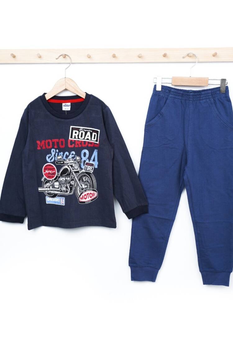 Boys' Sets - Toptan Erkek Çocuk 2'li Eşofman Takımı 3-6Y 1025-21706 - Brand: Elnino - Women & Kids, Baby Clothes Wholesale - Globality Store