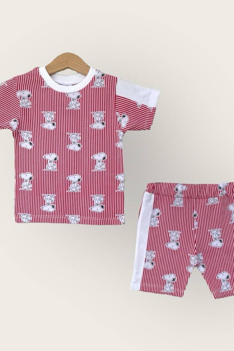 Boys' Sets - Toptan Erkek Çocuk 2'li Tişört ve Şort Takımı 1-4Y 2047-2835TK - Brand: Algiy Mini - Women & Kids, Baby Clothes Wholesale - Globality Store