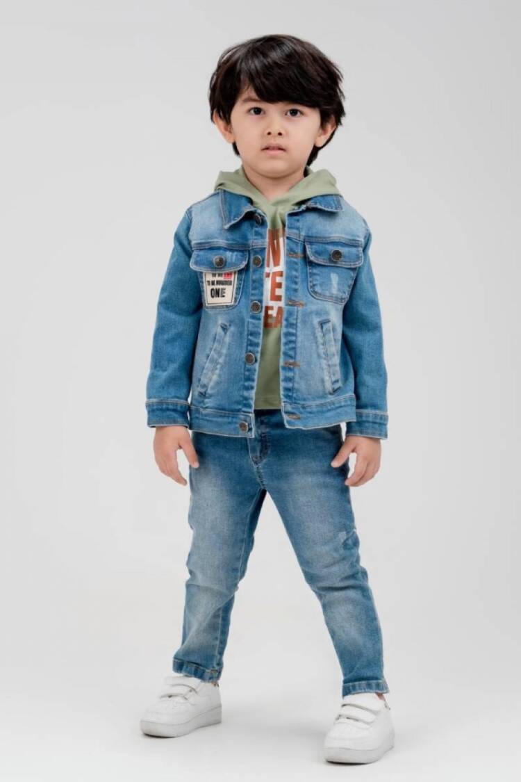 Boys' Sets - Toptan Erkek Çocuk 3' lü Ceket Badi Pantolon Takım 1-4Y 2036-22682 - Brand: Cool Exclusive - Women & Kids, Baby Clothes Wholesale - Globality Store