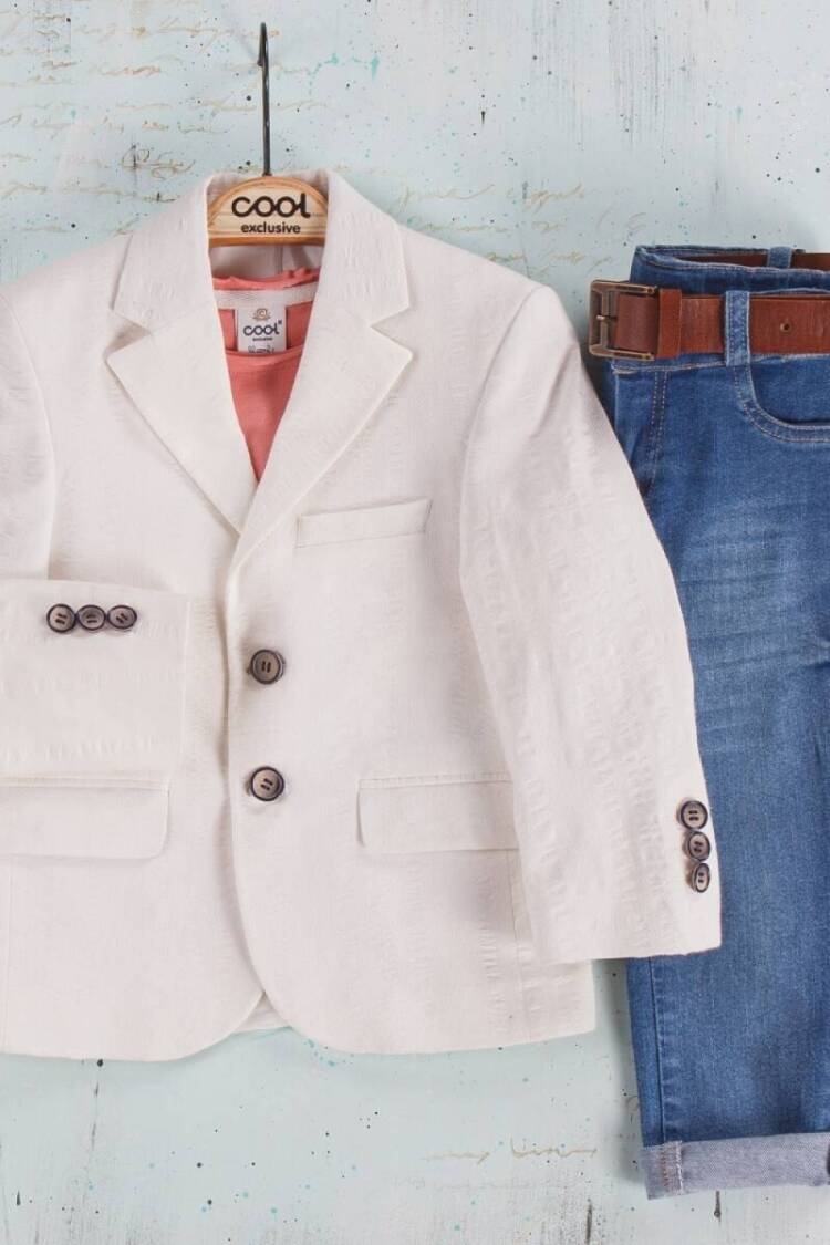 Boys' Sets - Toptan Erkek Çocuk 3'lü Ceket, Tişört ve Pantolon Takım 1-4Y 2036-16108 - Brand: Cool Exclusive - Women & Kids, Baby Clothes Wholesale - Globality Store