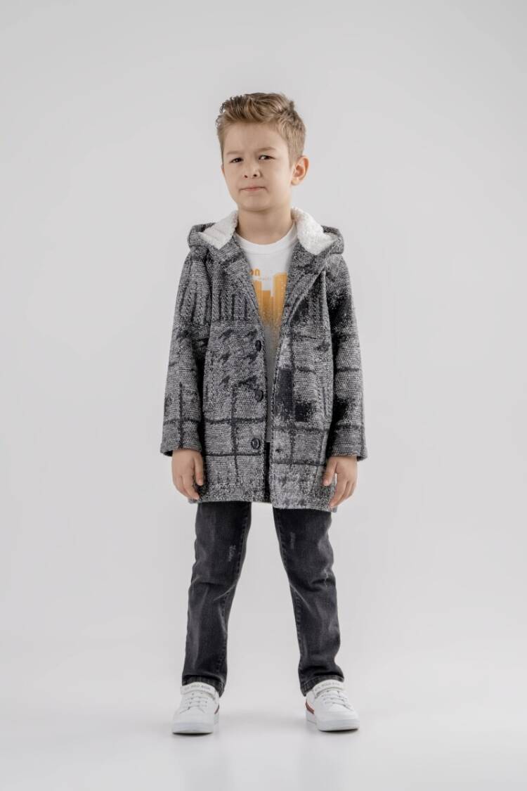 Boys' Sets - Toptan Erkek Çocuk 3'lü Mont Tişört ve Pantolon Takım 3-7Y 1015-9970 - Brand: Lemon - Women & Kids, Baby Clothes Wholesale - Globality Store