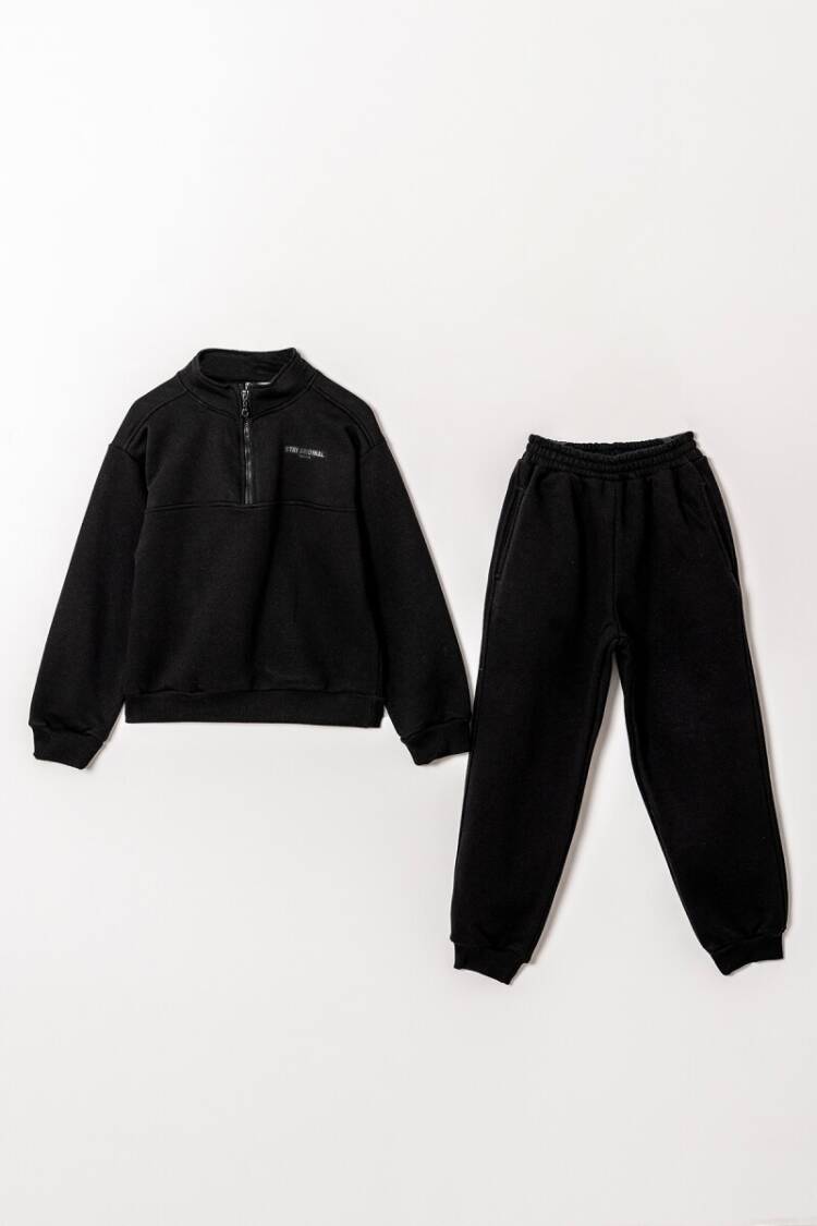Boys' Sets - Toptan Erkek Çocuk Basic Eşofman Takımı 6-9Y 1099-0905 - Brand: Tuffy - Women & Kids, Baby Clothes Wholesale - Globality Store