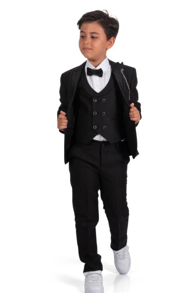Boys' Sets - Toptan Erkek Çocuk Ceket, Gömlek Ve Pantolon Takım 3-6Y 1037-5800 - Brand: Messy - Women & Kids, Baby Clothes Wholesale - Globality Store