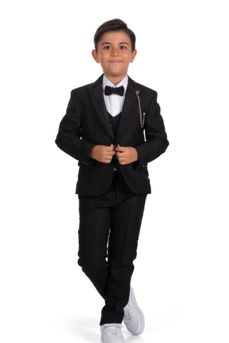 Boys' Sets - Toptan Erkek Çocuk Ceket, Gömlek ve Pantolon Takım 7-10Y 1037-5801 - Brand: Messy - Women & Kids, Baby Clothes Wholesale - Globality Store