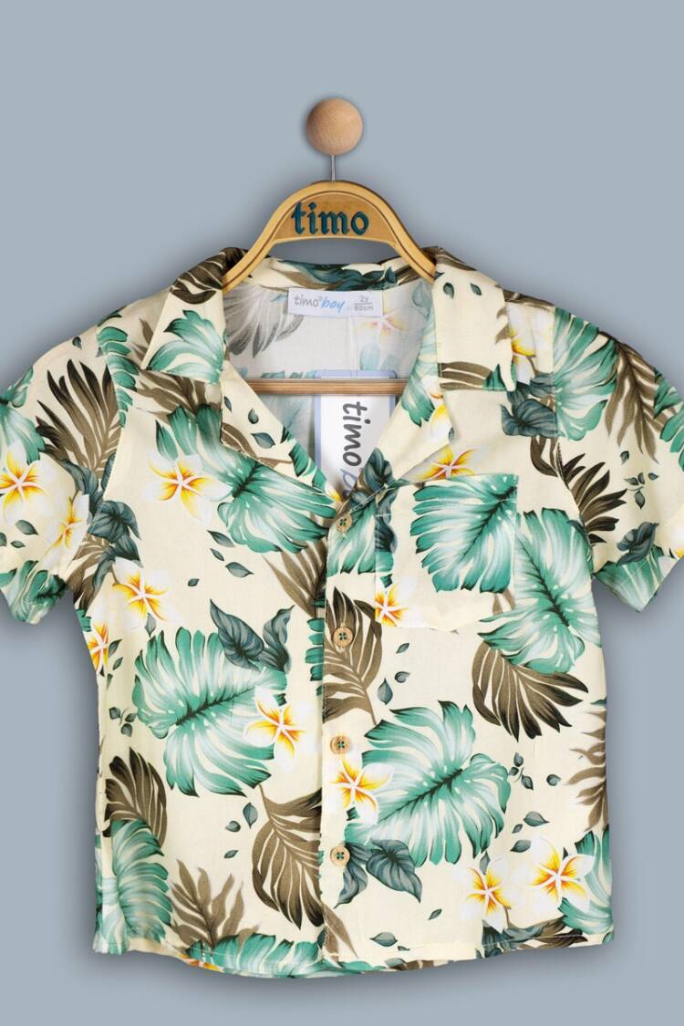 Boy's Shirt - Toptan Erkek Çocuk Gömlek 2-5Y 1018-TE4DÜ202242582 - Brand: Timo - Women & Kids, Baby Clothes Wholesale - Globality Store