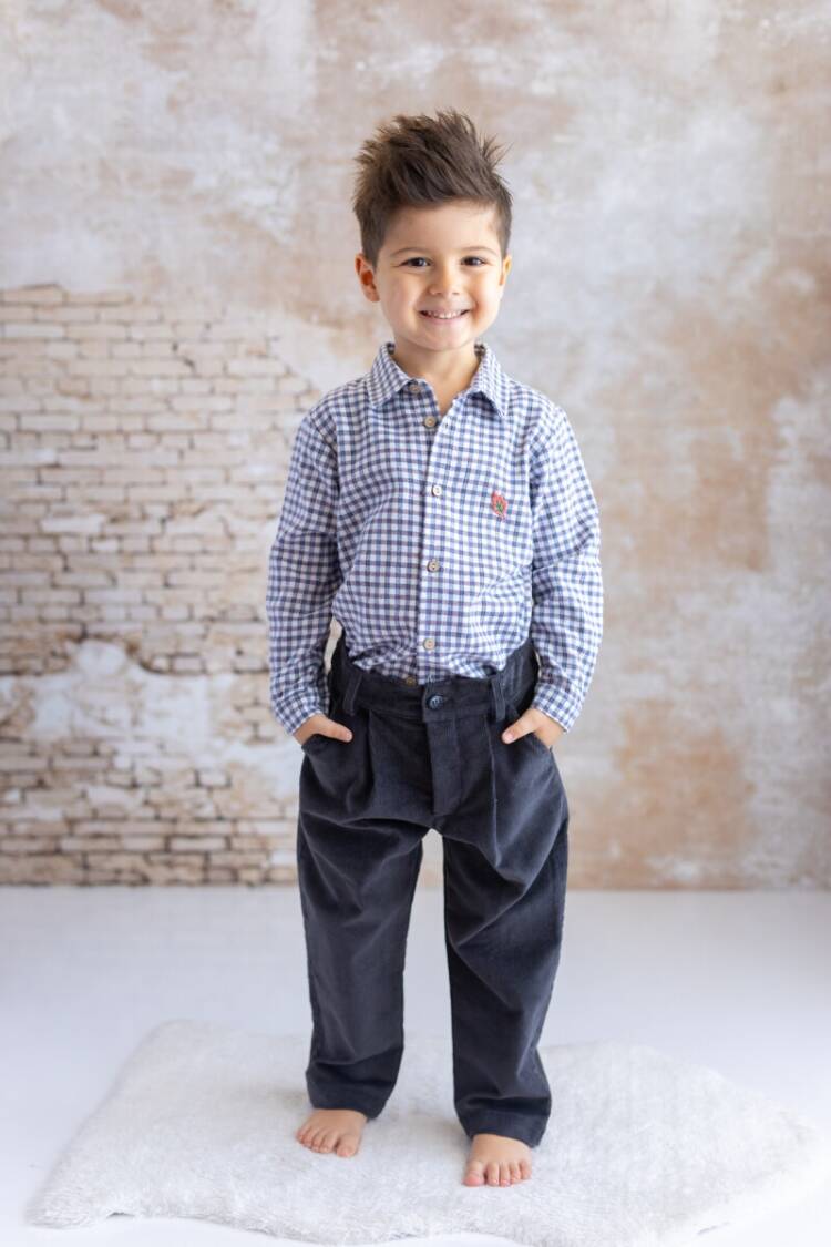 Boy's Shirt - Toptan Erkek Çocuk Kareli Gömlek 5-8Y 1070-252M3KJL81 - Brand: Zeyland - Women & Kids, Baby Clothes Wholesale - Globality Store