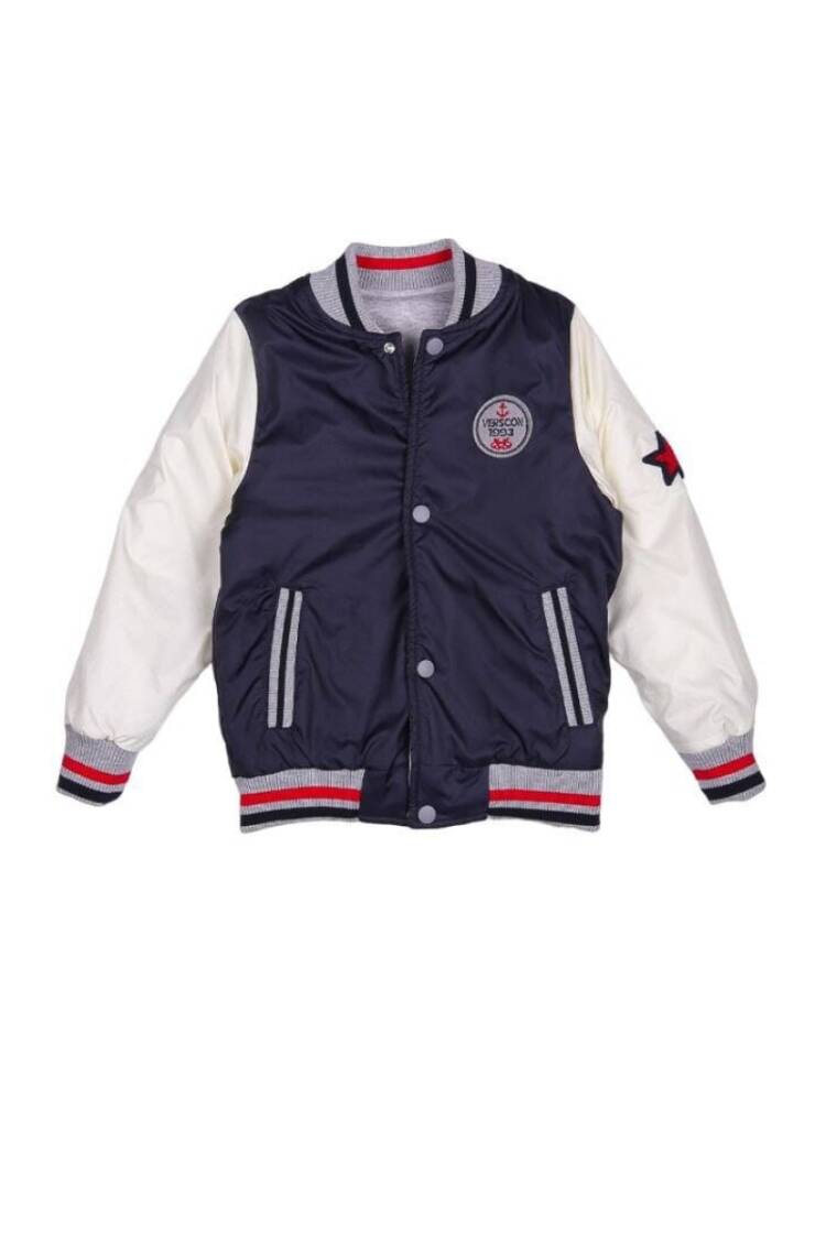 Boys' Outerwear - Toptan Erkek Çocuk Kolej Ceketi (Çift Taraflı) 7-11Y 2031-5817 - Brand: Verscon - Women & Kids, Baby Clothes Wholesale - Globality Store