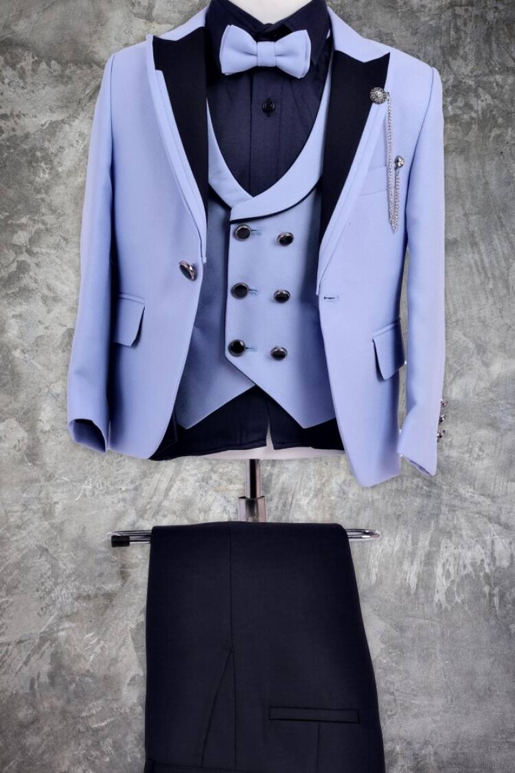 Boy's Suit - Toptan Erkek Çocuk Takım Elbise 3-6Y 1037-5836 - Brand: Messy - Women & Kids, Baby Clothes Wholesale - Globality Store