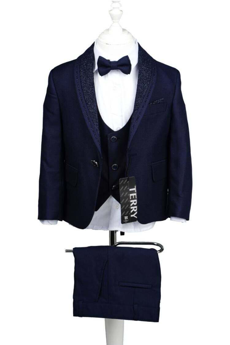 Boy's Suit - Toptan Erkek Çocuk Takım Elbise 3-7Y 1037-5828 - Brand: Messy - Women & Kids, Baby Clothes Wholesale - Globality Store