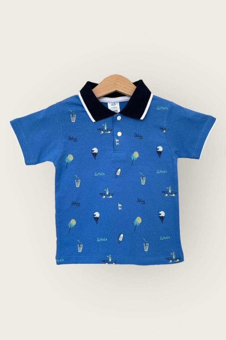 Baby Tops - Toptan Erkek Çocuk Tişört 1-4Y 2047-3560 - Brand: Algiy Mini - Women & Kids, Baby Clothes Wholesale - Globality Store