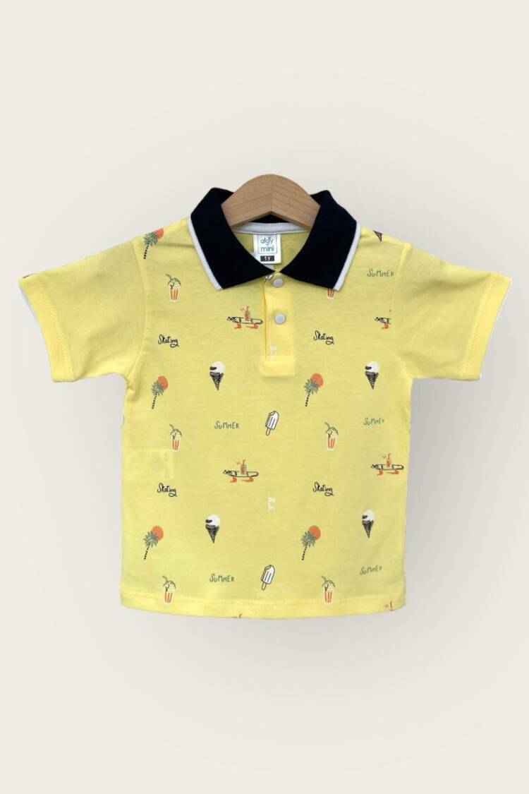 Baby Tops - Toptan Erkek Çocuk Tişört 1-4Y 2047-3560 - Brand: Algiy Mini - Women & Kids, Baby Clothes Wholesale - Globality Store