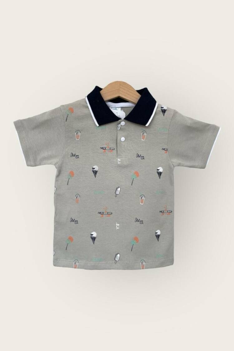 Baby Tops - Toptan Erkek Çocuk Tişört 1-4Y 2047-3560 - Brand: Algiy Mini - Women & Kids, Baby Clothes Wholesale - Globality Store
