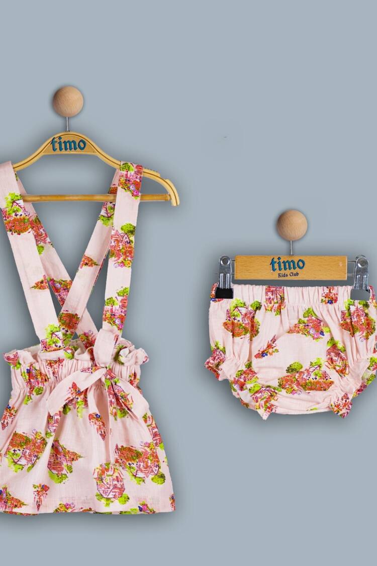 Baby Sets - Toptan Kız Bebek 2'li Etek ve Külot Takım 6-24M 1018-TK4DT202242221 - Brand: Timo - Women & Kids, Baby Clothes Wholesale - Globality Store