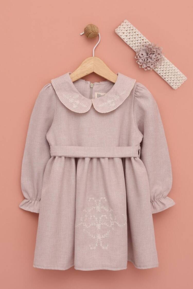 Baby Dress - Toptan Kız Bebek Bandanalı Elbise 6-18M 1049-6531 - Brand: Lilax - Women & Kids, Baby Clothes Wholesale - Globality Store
