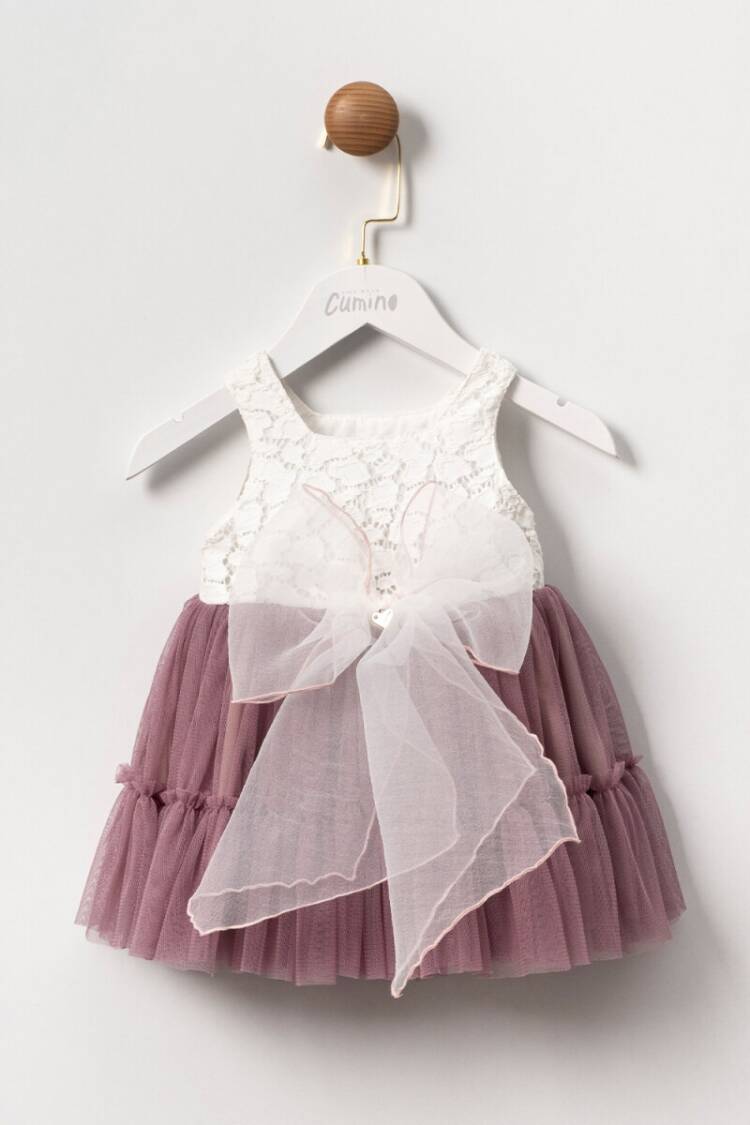 Girl's Dress - Toptan Kız Bebek Elbise 2-5Y 1014-CMN3502 - Brand: Cumino - Women & Kids, Baby Clothes Wholesale - Globality Store