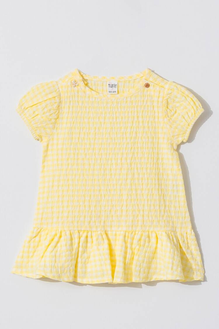 Baby Dress - Toptan Kız Bebek Elbise 6-18M 1099-1207 - Brand: Tuffy - Women & Kids, Baby Clothes Wholesale - Globality Store