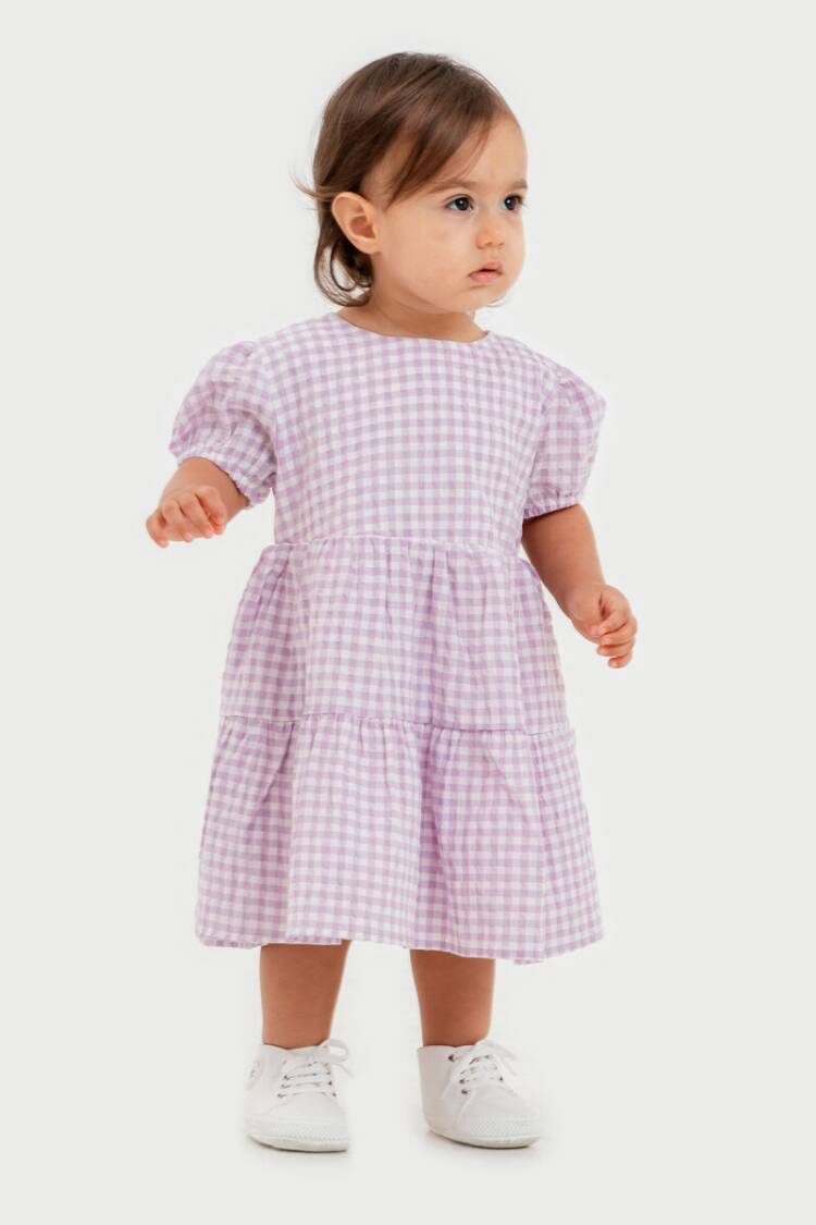 Baby Dress - Toptan Kız Bebek Elbise 6-18M 1099-1209 - Brand: Tuffy - Women & Kids, Baby Clothes Wholesale - Globality Store