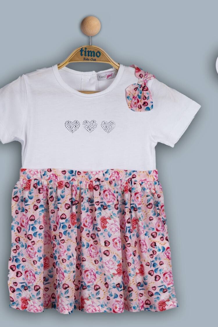 Baby Dress - Toptan Kız Bebek Elbise 6-24M 1018-TK4DÜ012243421 - Brand: Timo - Women & Kids, Baby Clothes Wholesale - Globality Store