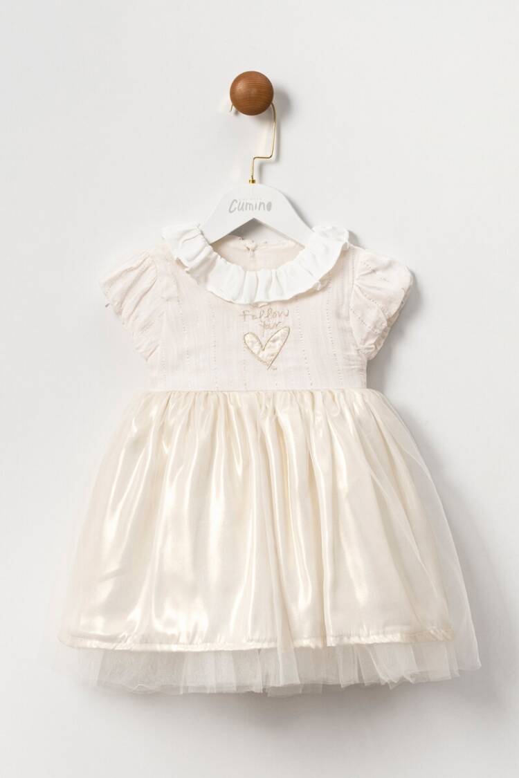Baby Sets - Toptan Kız Bebek Elbise 9-24M 1014-CMN3529 - Brand: Cumino - Women & Kids, Baby Clothes Wholesale - Globality Store