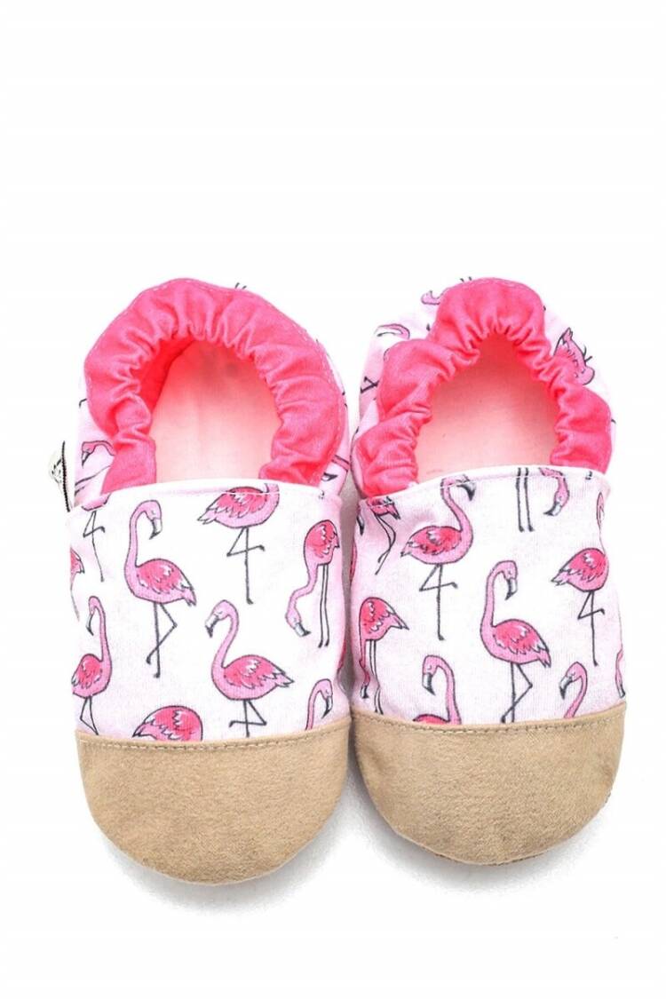 Baby Shoes - Toptan Kız Bebek Kaydırmaz Ev Patiği 17-26 EU 2058-F-83 - Brand: Firststep - Women & Kids, Baby Clothes Wholesale - Globality Store