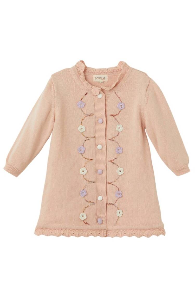 Baby Dress - Toptan Kız Bebek Organik Pamuk Elbise 6-36M 1061-21138 - Brand: Uludağ Triko - Women & Kids, Baby Clothes Wholesale - Globality Store