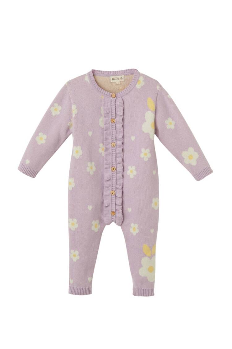 Baby Rompers and Overalls - Toptan Kız Bebek Organik Pamuk Tulum 3-18M 1061-21133 - Brand: Uludağ Triko - Women & Kids, Baby Clothes Wholesale - Globality Store