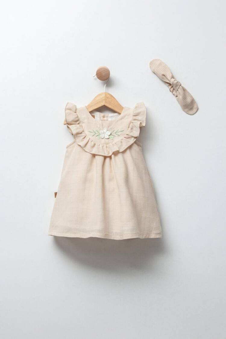 Baby Dress - Toptan Kız Bebek Taçlı Elbise 3-12M 2015-24112 - Brand: Babyline - Women & Kids, Baby Clothes Wholesale - Globality Store