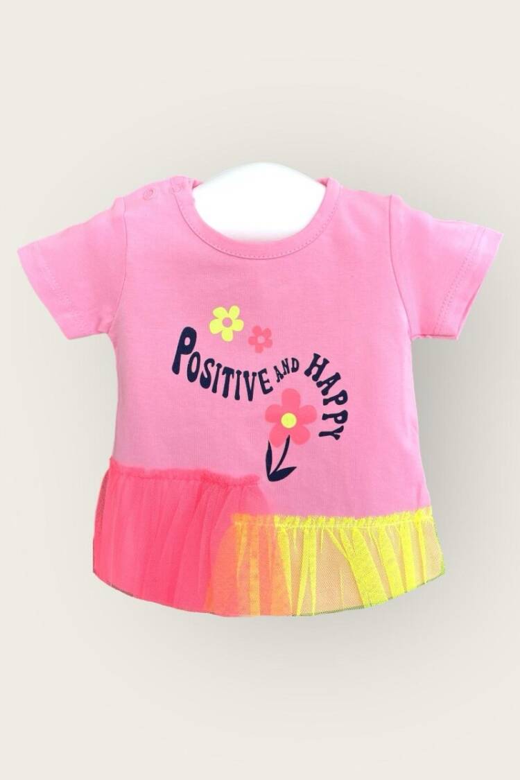 Baby Tops - Toptan Kız Bebek Tişört 6-18M 2047-3500 - Brand: Algiy Mini - Women & Kids, Baby Clothes Wholesale - Globality Store