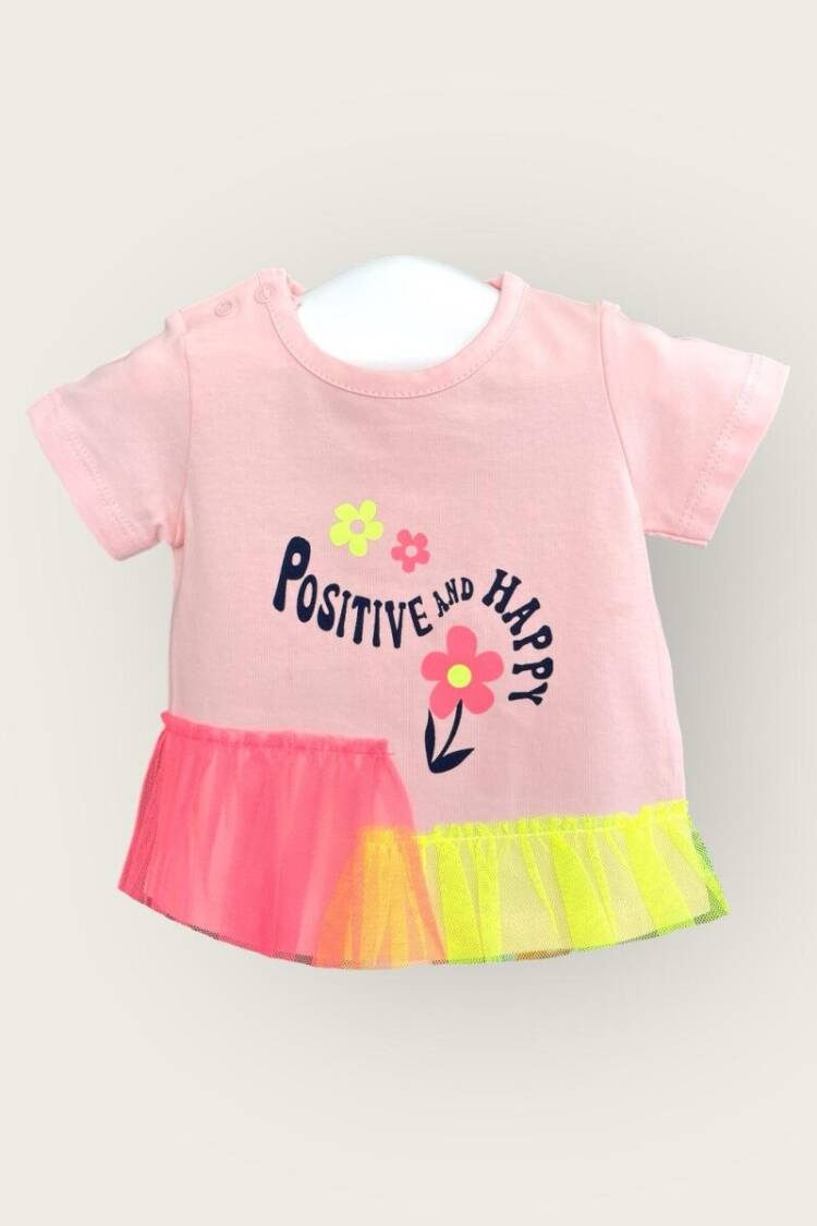 Baby Tops - Toptan Kız Bebek Tişört 6-18M 2047-3500 - Brand: Algiy Mini - Women & Kids, Baby Clothes Wholesale - Globality Store
