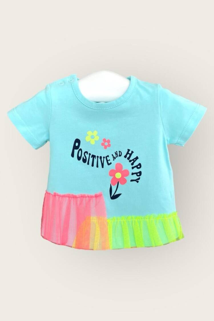 Baby Tops - Toptan Kız Bebek Tişört 6-18M 2047-3500 - Brand: Algiy Mini - Women & Kids, Baby Clothes Wholesale - Globality Store