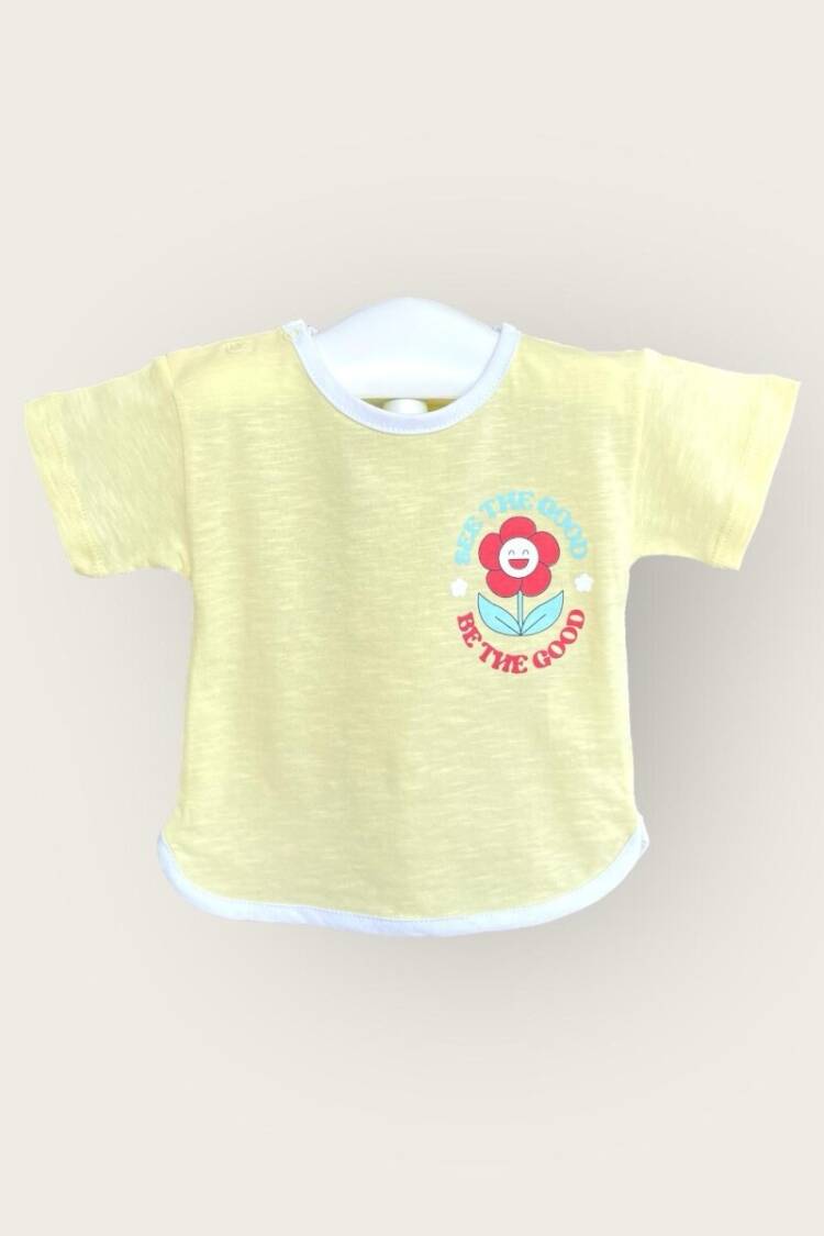 Baby Tops - Toptan Kız Bebek Tişört 6-18M 2047-3501 - Brand: Algiy Mini - Women & Kids, Baby Clothes Wholesale - Globality Store