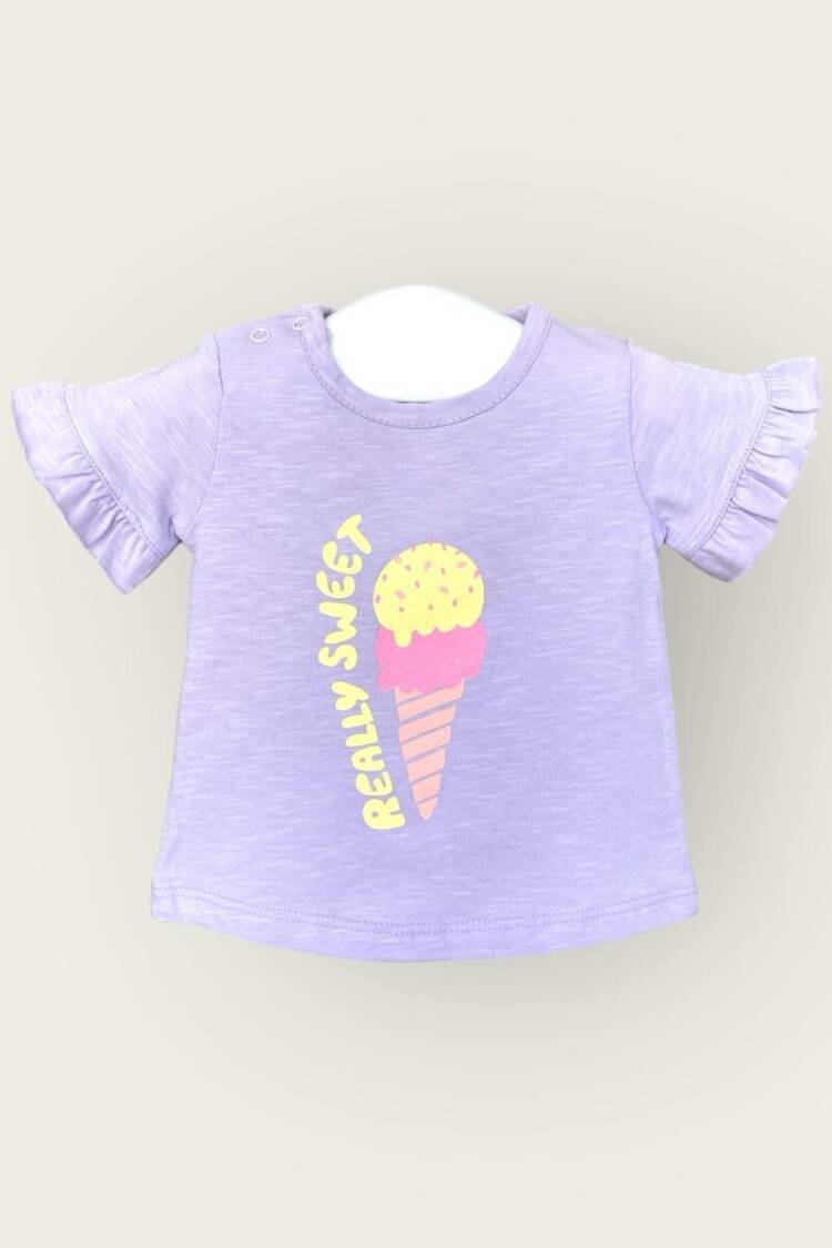 Baby Tops - Toptan Kız Bebek Tişört 6-18M 2047-3502 - Brand: Algiy Mini - Women & Kids, Baby Clothes Wholesale - Globality Store