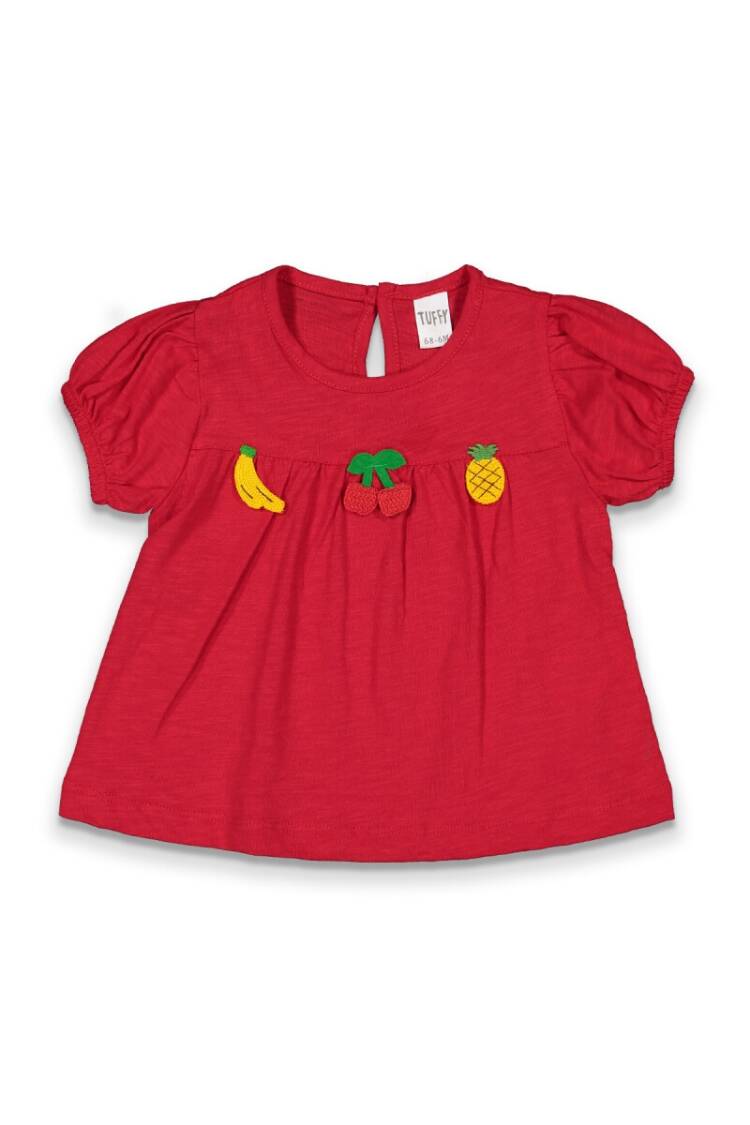 Baby Tops - Toptan Kız Bebek Tişört 6-18M 1099-1916 - Brand: Tuffy - Women & Kids, Baby Clothes Wholesale - Globality Store