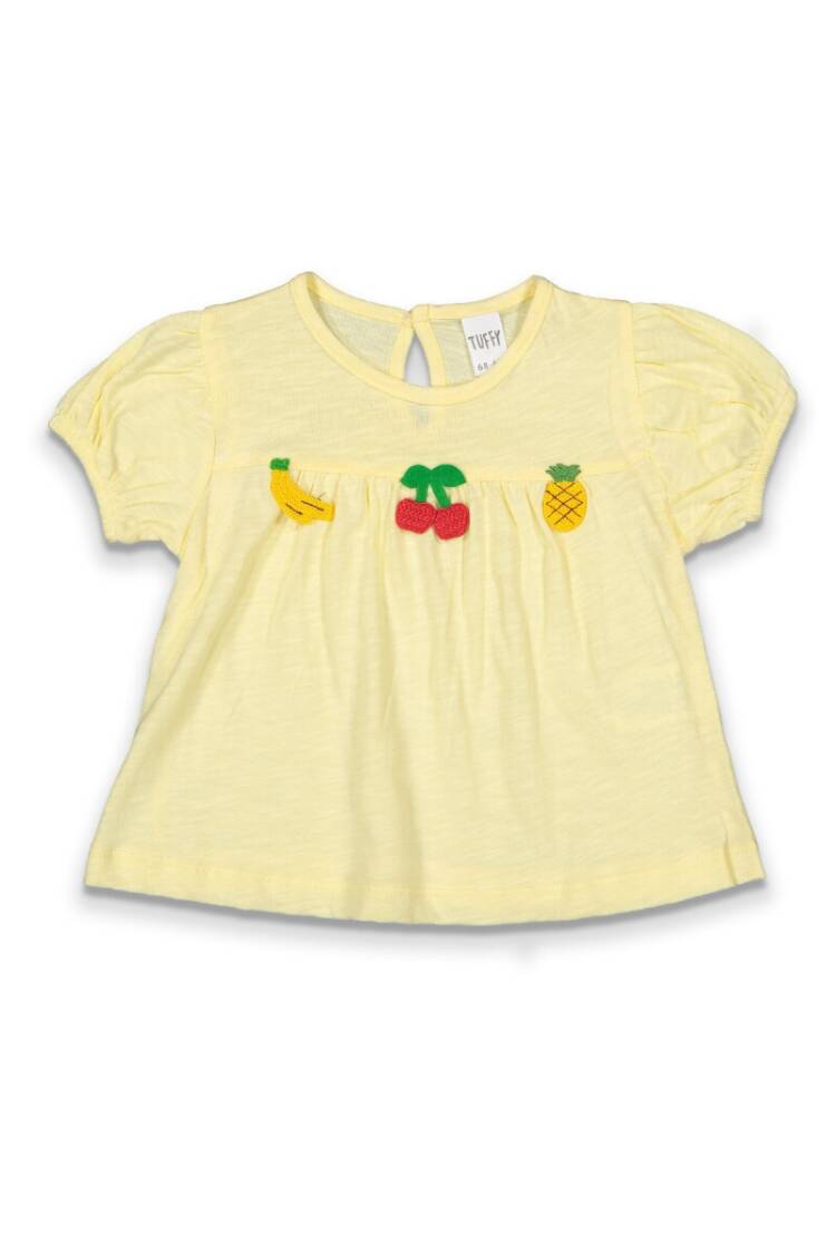 Baby Tops - Toptan Kız Bebek Tişört 6-18M 1099-1916 - Brand: Tuffy - Women & Kids, Baby Clothes Wholesale - Globality Store