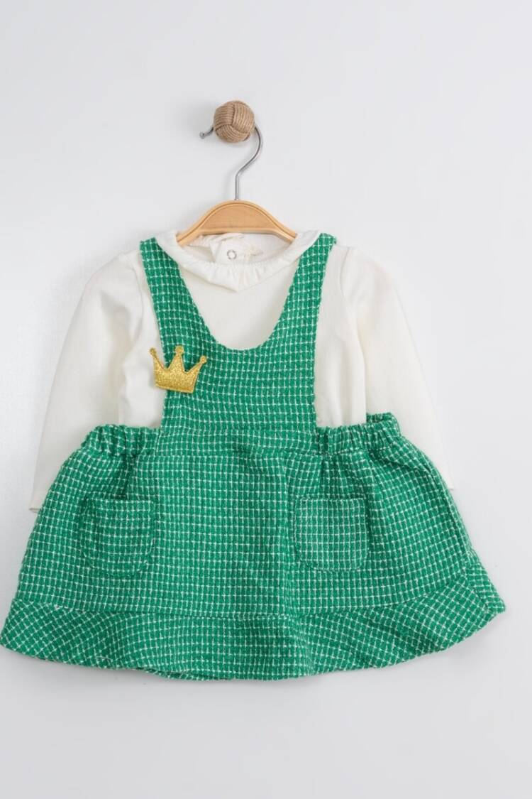 Girl's Dress - Toptan Kız Çocuk 2'li Elbise ve Bluz Takım 1-4Y 2013-9021 - Brand: Tofigo - Women & Kids, Baby Clothes Wholesale - Globality Store