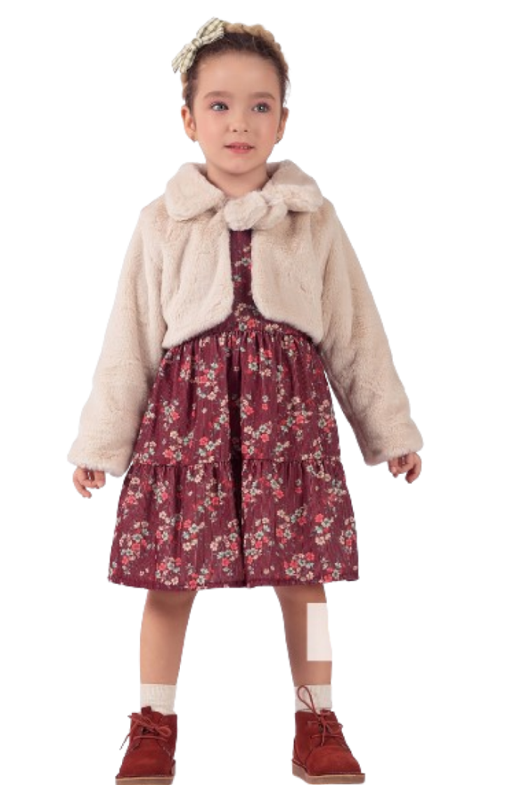 Girls' Suits - Toptan Kız Çocuk 2'li Elbise ve Yelek Takım 2-5Y 2023-2283 - Brand: Elayza - Women & Kids, Baby Clothes Wholesale - Globality Store