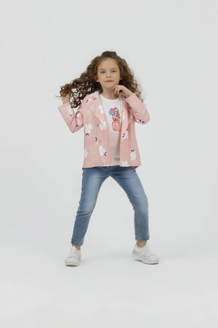 Girls' Suits - Toptan Kız Çocuk 3'lü Ceket, Badi Pantolon Takım 2-6Y 1055-5515 - Brand: Miss Lore - Women & Kids, Baby Clothes Wholesale - Globality Store