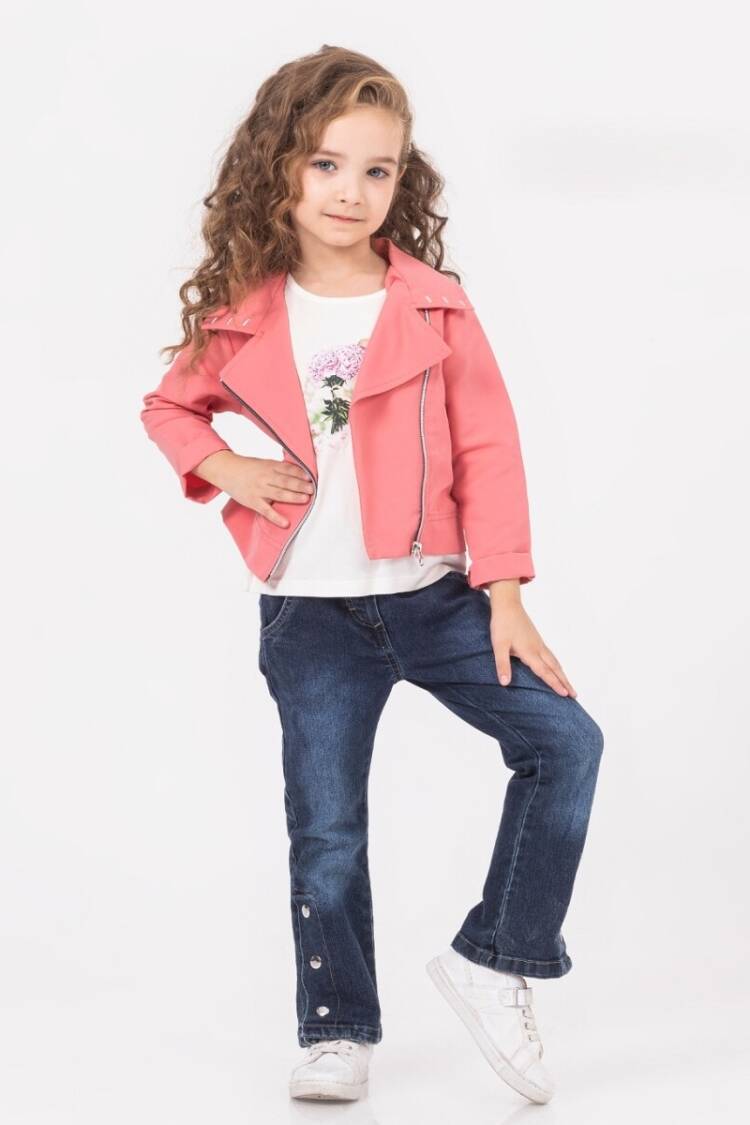 Girls' Suits - Toptan Kız Çocuk 3'lü Ceket, Tişört ve Pantolon Takım 2-6Y 1055-5613 - Brand: Miss Lore - Women & Kids, Baby Clothes Wholesale - Globality Store