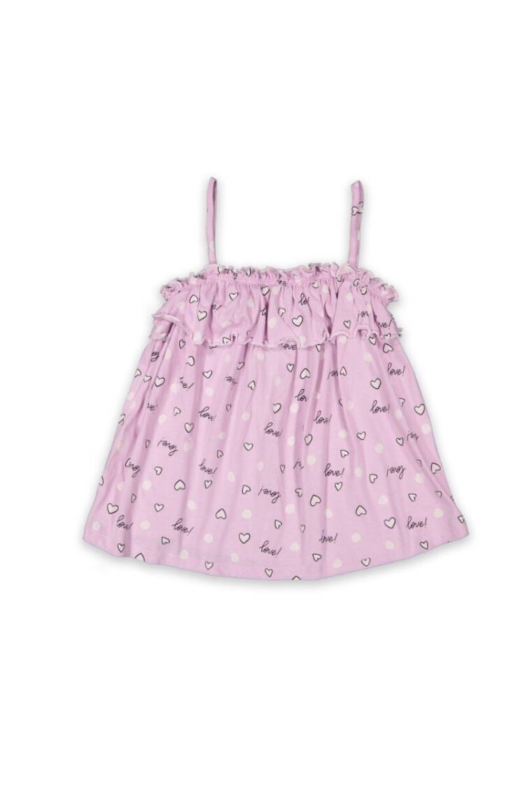 Girls' Tops - Toptan Kız Çocuk Askılı Bluz 6-9Y 1023 - - Brand: Divonette - Women & Kids, Baby Clothes Wholesale - Globality Store
