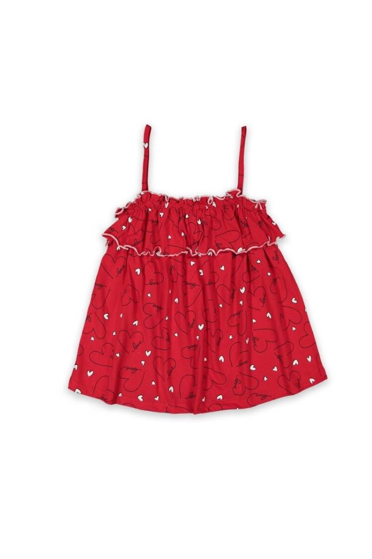 Girls' Tops - Toptan Kız Çocuk Askılı Bluz 6-9Y 1023 - - Brand: Divonette - Women & Kids, Baby Clothes Wholesale - Globality Store