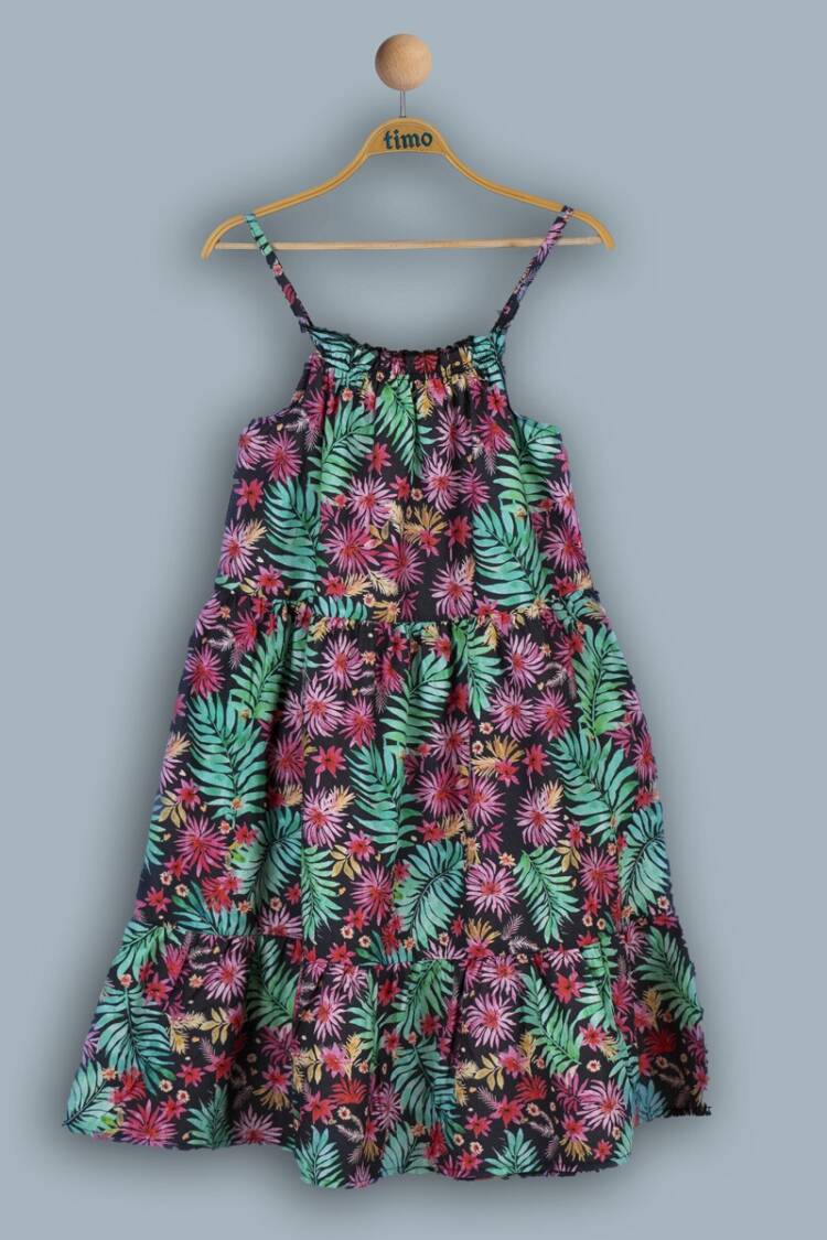 Girl's Dress - Toptan Kız Çocuk Askılı Elbise 10-13Y 1018-TK4DÜ202242074 - Brand: Timo - Women & Kids, Baby Clothes Wholesale - Globality Store