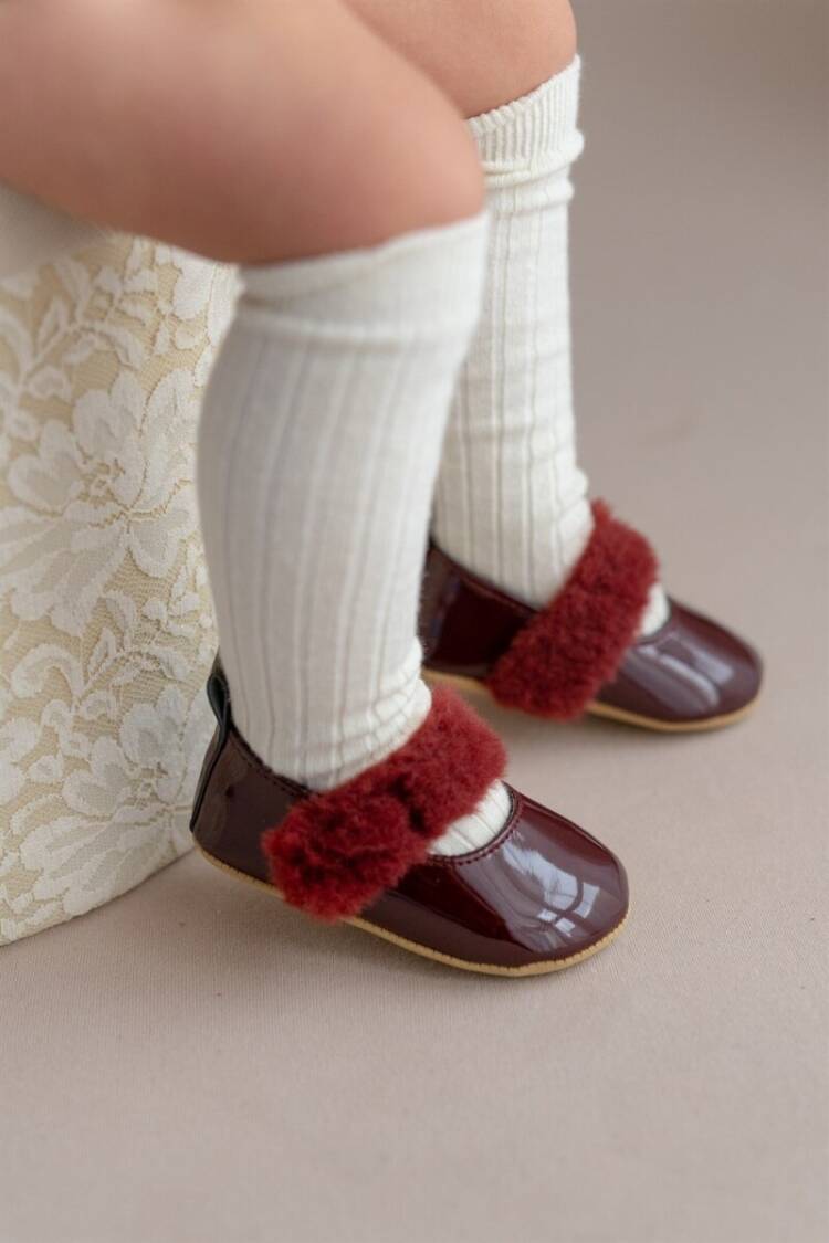 Baby Shoes - Toptan Kız Çocuk Babet 17-26 EU 2058-G-2355 - Brand: Firststep - Women & Kids, Baby Clothes Wholesale - Globality Store