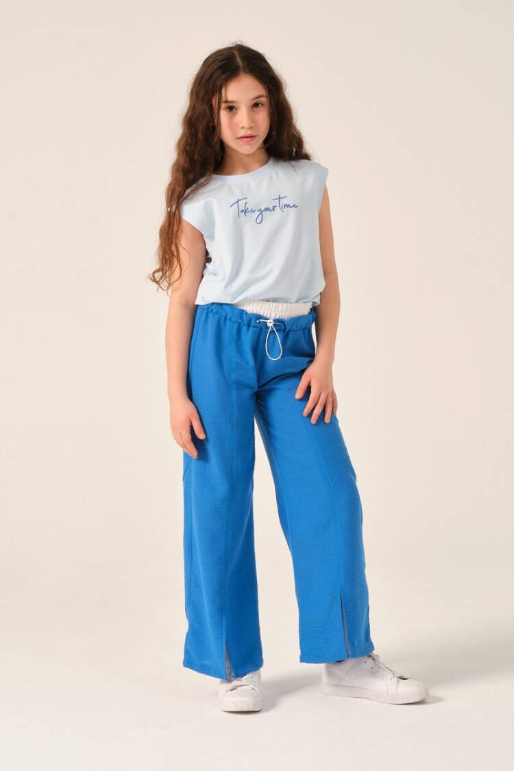 Girls' Tops - Toptan Kız Çocuk Baskılı Kolsuz T-shirt 8-15Y 2051-241Z4ALB51 - Brand: Jazziee - Women & Kids, Baby Clothes Wholesale - Globality Store