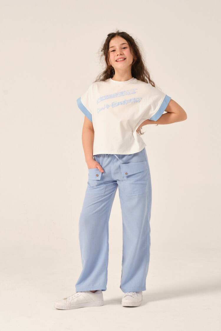 Girls' Tops - Toptan Kız Çocuk Baskılı T-shirt 8-15Y 2051-241Z4ALD51 - Brand: Jazziee - Women & Kids, Baby Clothes Wholesale - Globality Store