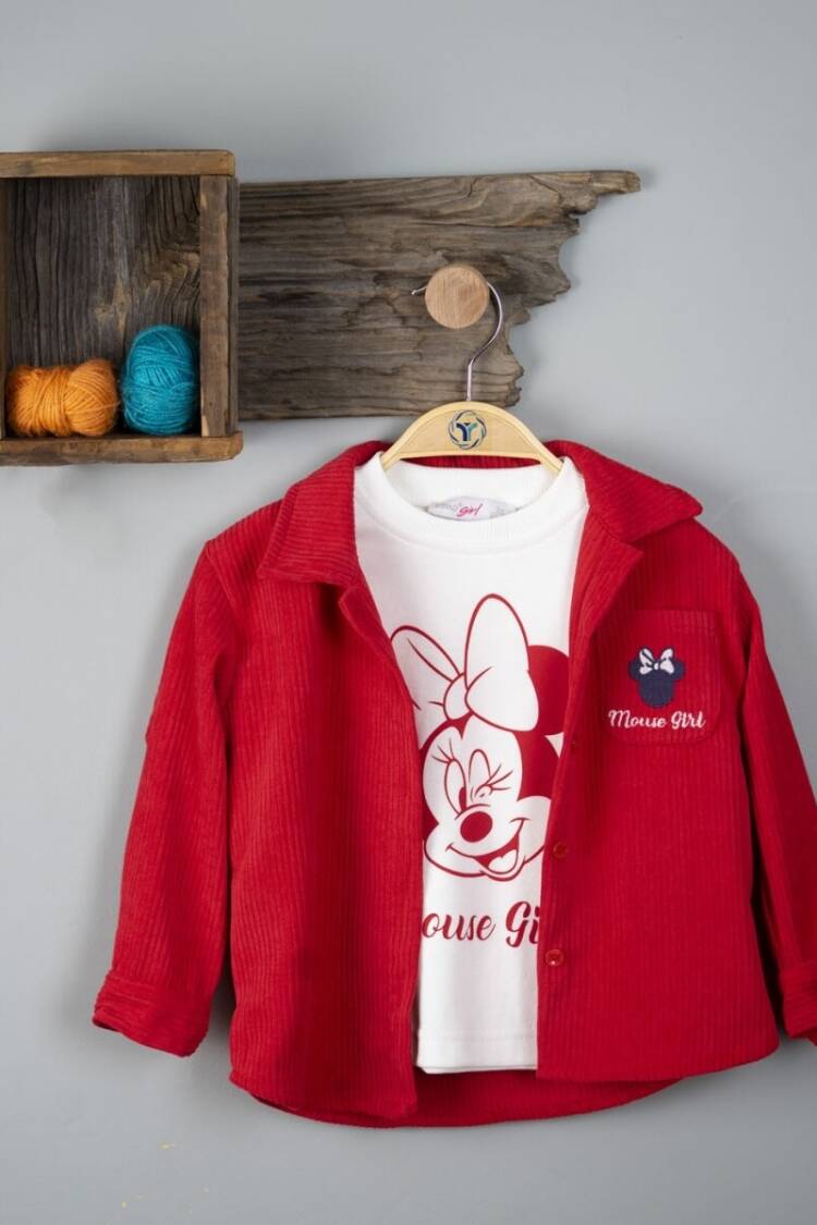 Girl's Shirt - Toptan Kız Çocuk Baskılı Tişört ve Gömlek 6-9Y 1018-T3KDT014237683 - Brand: Timo - Women & Kids, Baby Clothes Wholesale - Globality Store