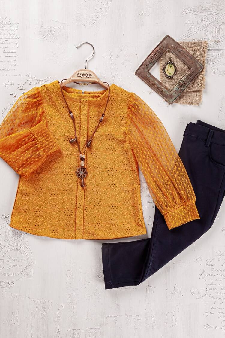 Girls' Suits - Toptan Kız Çocuk Bluz ve Pantolon Takımı 9-12 Yaş 2023-2269 - Brand: Elayza - Women & Kids, Baby Clothes Wholesale - Globality Store