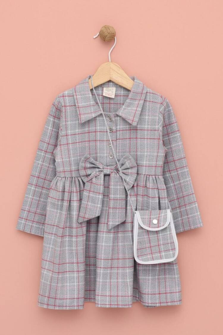 Girl's Dress - Toptan Kız Çocuk Çantalı Elbise 2-5Y 1049-6572 - Brand: Lilax - Women & Kids, Baby Clothes Wholesale - Globality Store