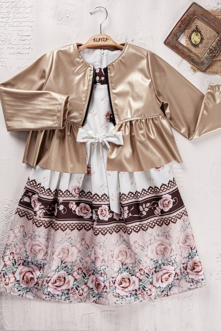 Girls' Suits - Toptan Kız Çocuk Ceketli Elbise 9-12Y 2023-2359 - Brand: Elayza - Women & Kids, Baby Clothes Wholesale - Globality Store