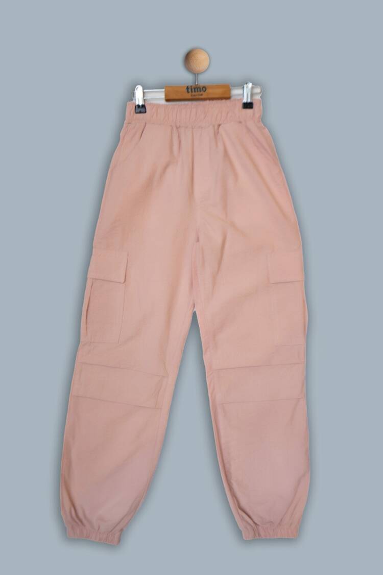 Girls' Trousers - Toptan Kız Çocuk Cepli Pantolon 6-9Y 1018-TK4DA062241313 - Brand: Timo - Women & Kids, Baby Clothes Wholesale - Globality Store