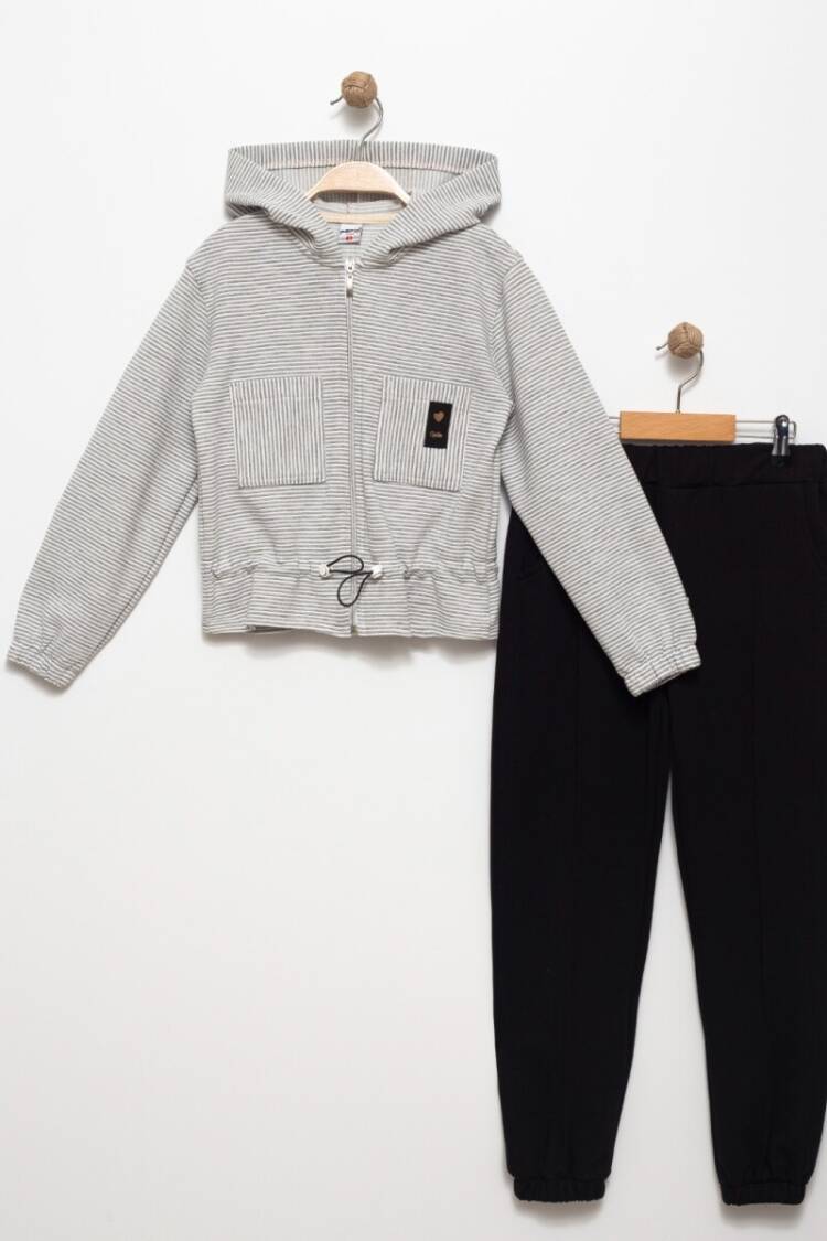 Girls' Suits - Toptan Kız Çocuk Çift Cepli Eşofman Takımı 9-13Y 2041-K24-8003 - Brand: Pafim - Women & Kids, Baby Clothes Wholesale - Globality Store